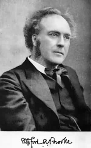Photograph of Stopford Brooke (from "Naturalism in English Poetry", published J. M. Dent & Sons Ltd. 1920)