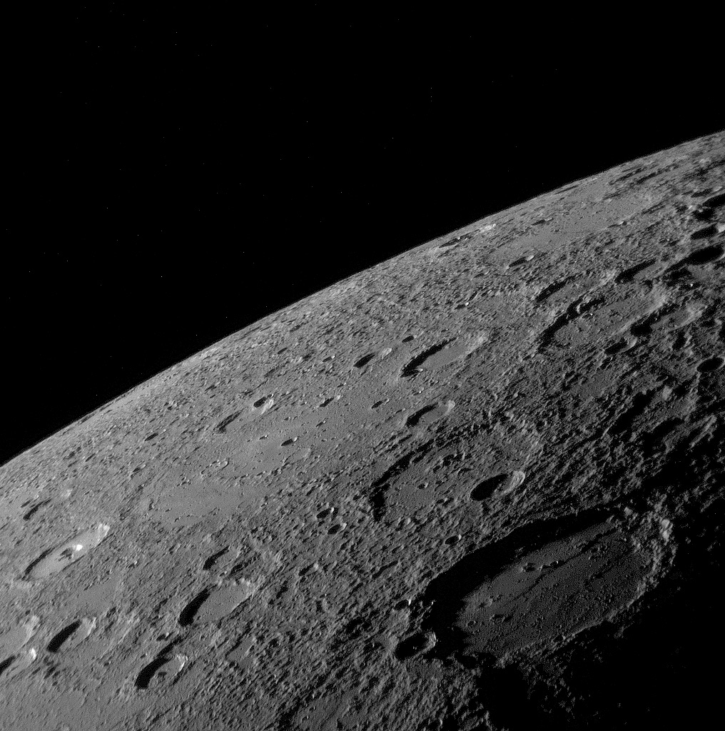 Mercury horizon - courtesy of NASA