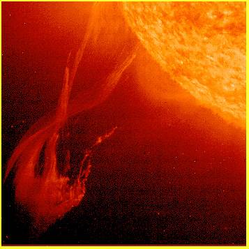 The Sun - EIT Solar Flare Image