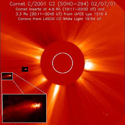UVCS captures image of comet