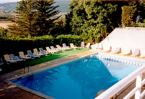 Early Morning View of Pool Area from Drinks balcony